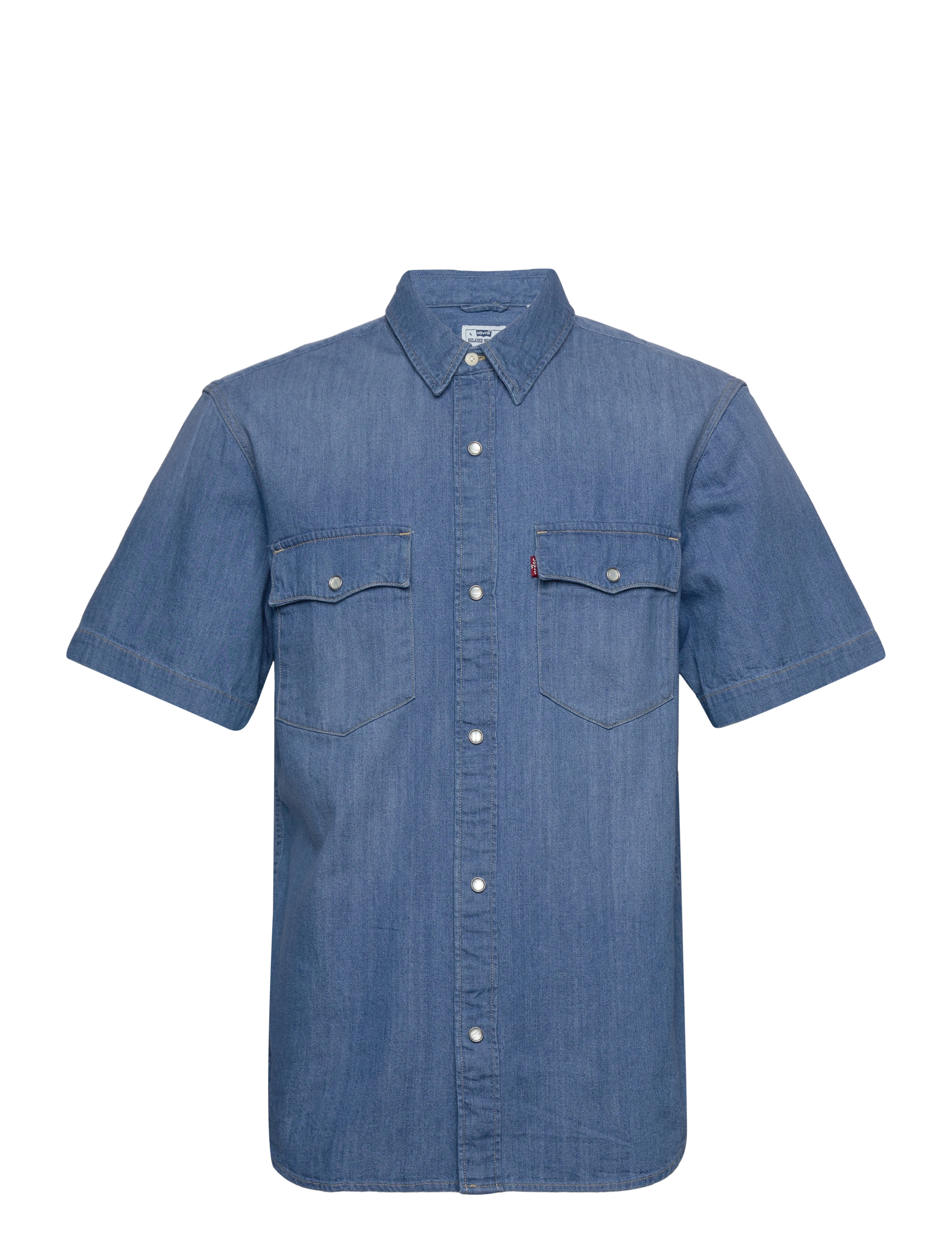 Levi's® - SS RELAXED FIT WESTERN TOMBSTO - light indigo - flat finis - 1