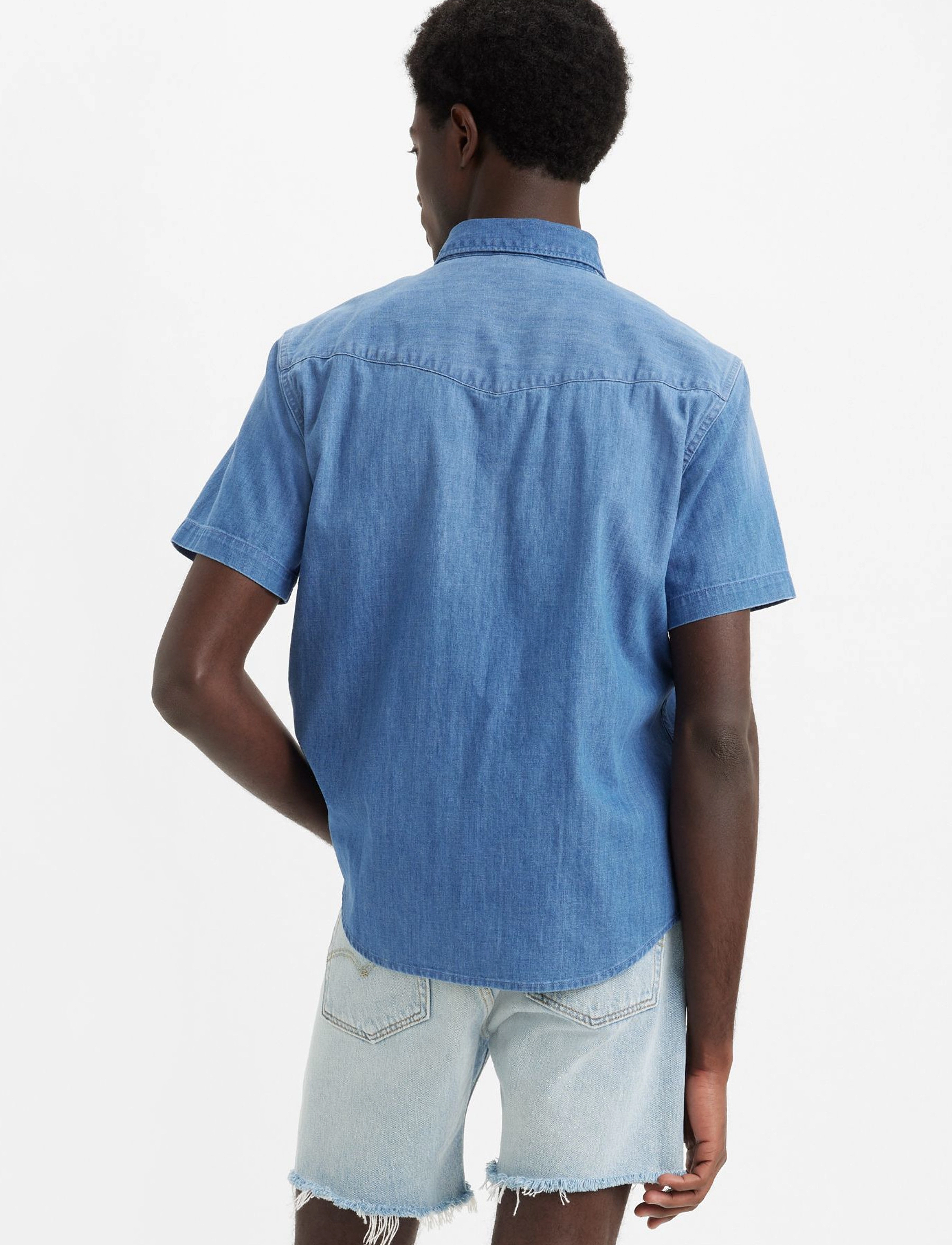 Levi's® - SS RELAXED FIT WESTERN TOMBSTO - light indigo - flat finis - 4