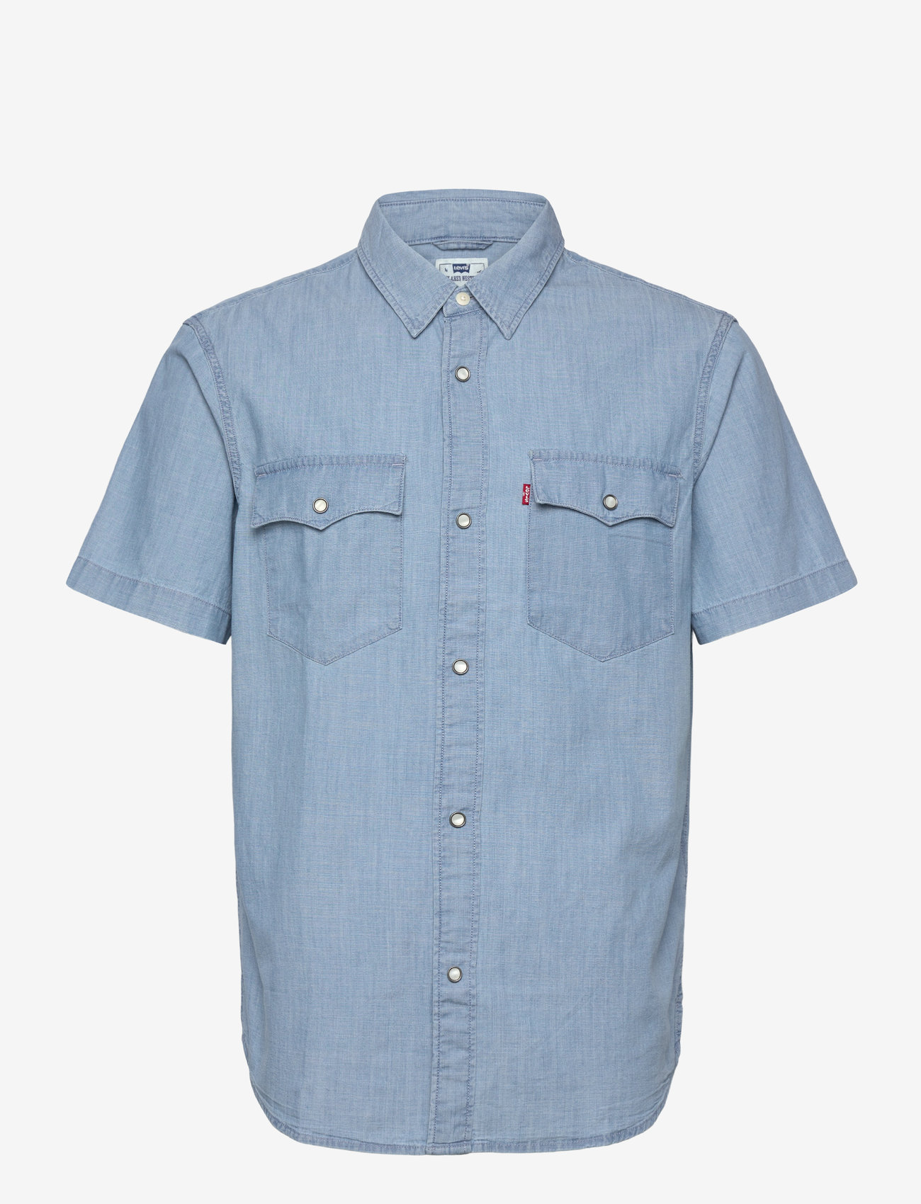 Levi's® - SS RELAXED FIT WESTERN NEW HYD - kurzarmhemden - blues - 0