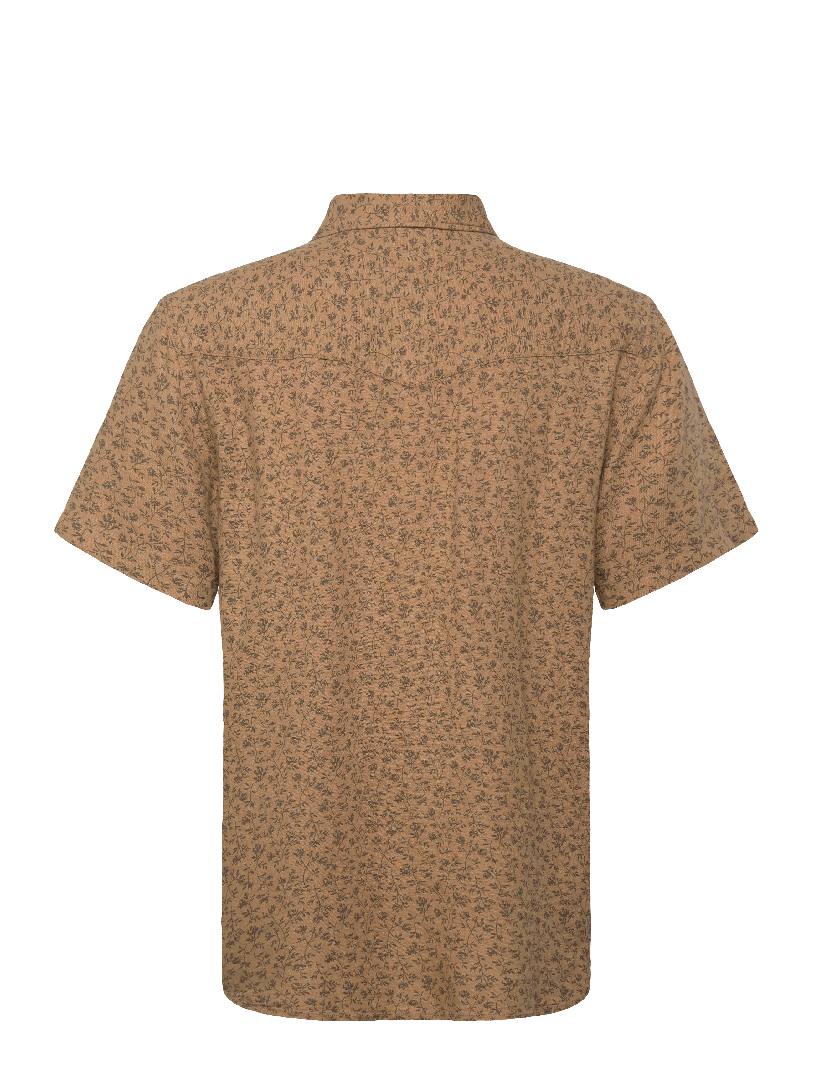 Levi's® - SS RELAXED FIT WESTERN BRAN FL - pattern shirts - browns - 2