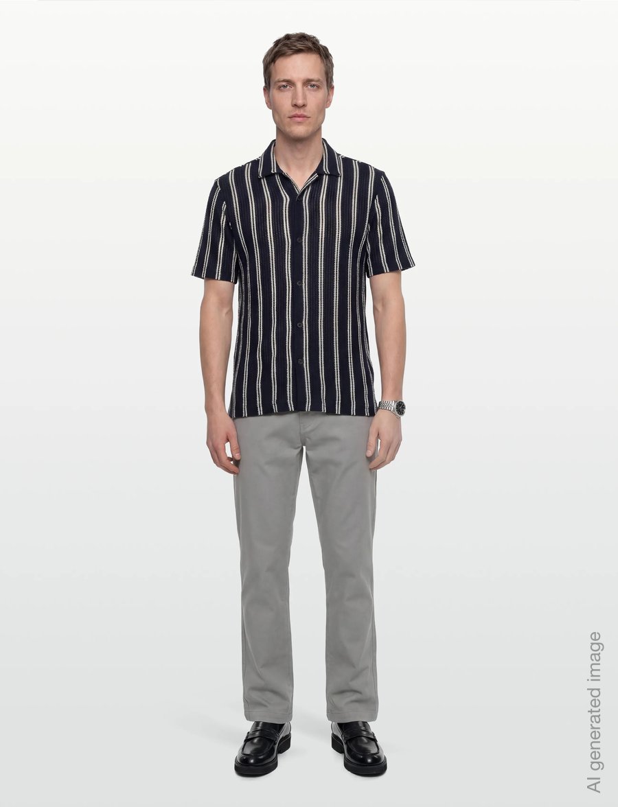 Levi's® - XX CHINO AUTHENTIC RLX PEBBLE - chino bikses - blacks - 0