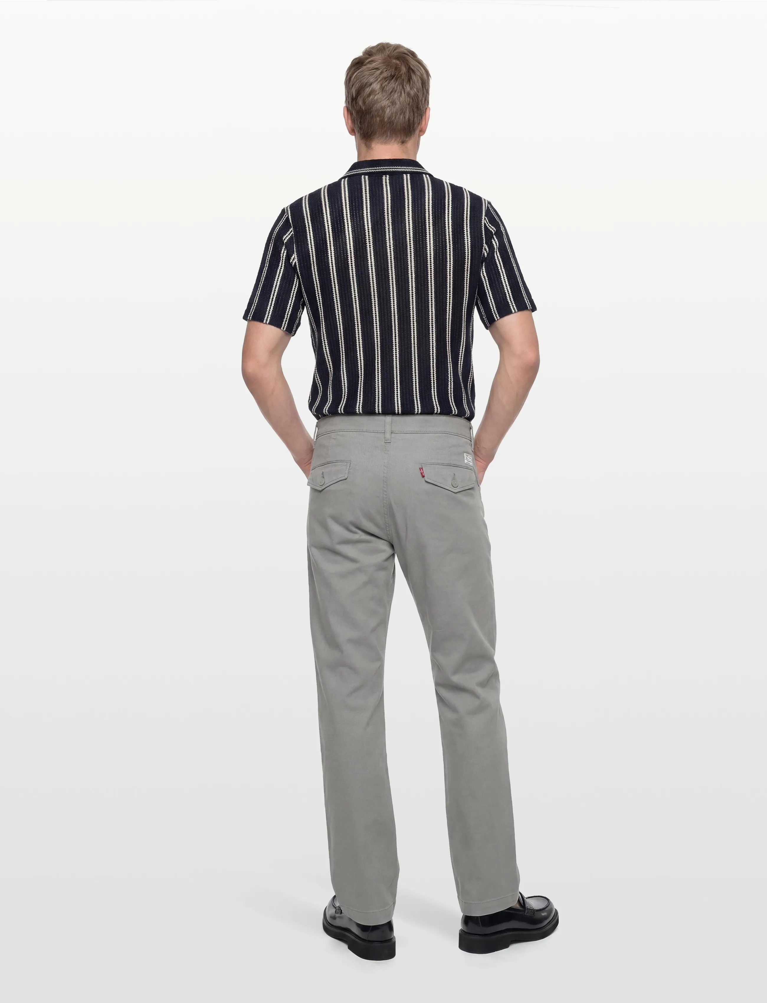 Levi's® - XX CHINO AUTHENTIC RLX PEBBLE - chinosy - blacks - 4