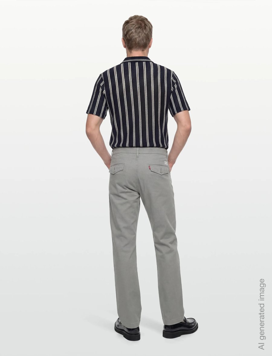 Levi's® - XX CHINO AUTHENTIC RLX PEBBLE - chino bikses - blacks - 4
