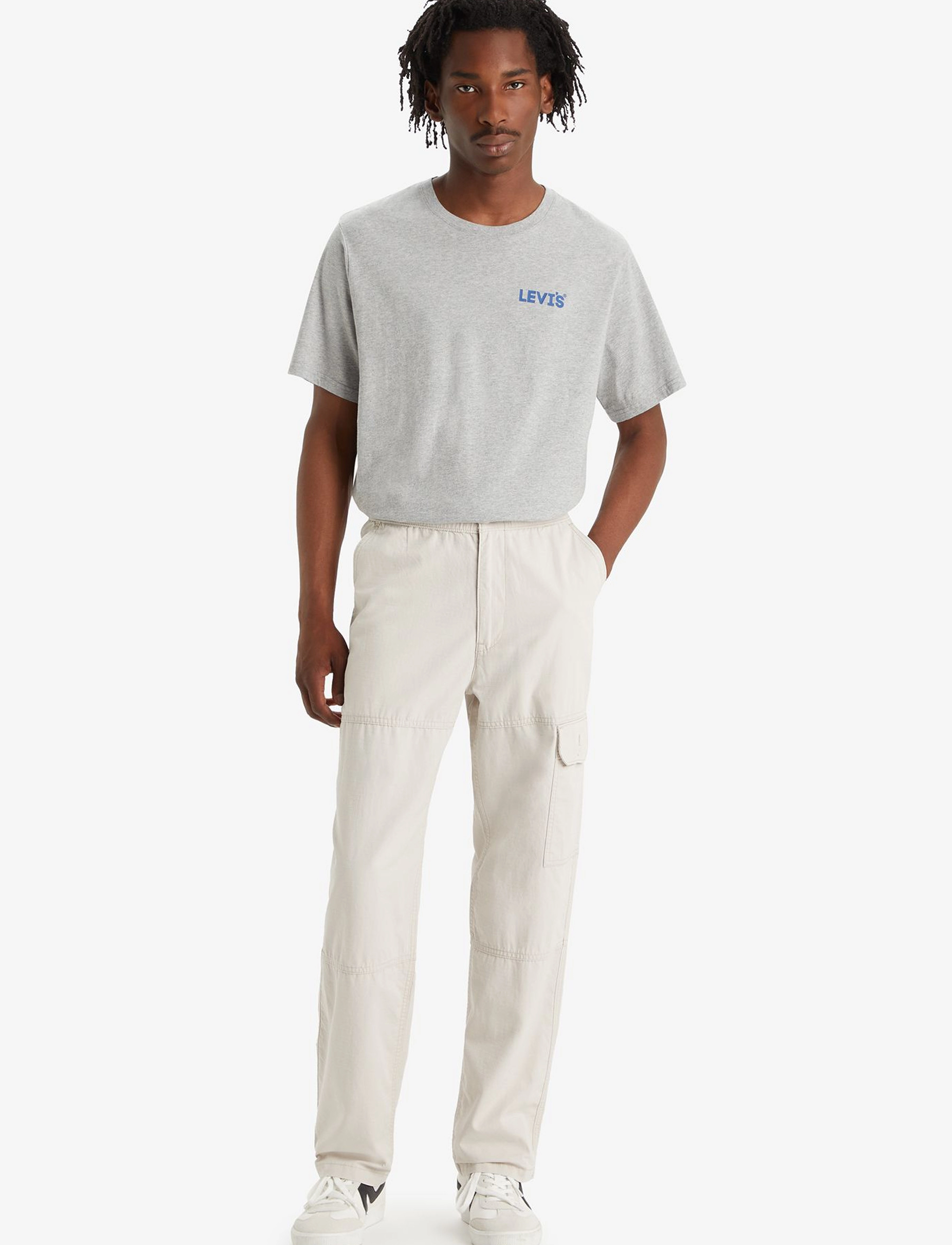 PATCH POCKET CARGO PUMICE STON - NEUTRALS