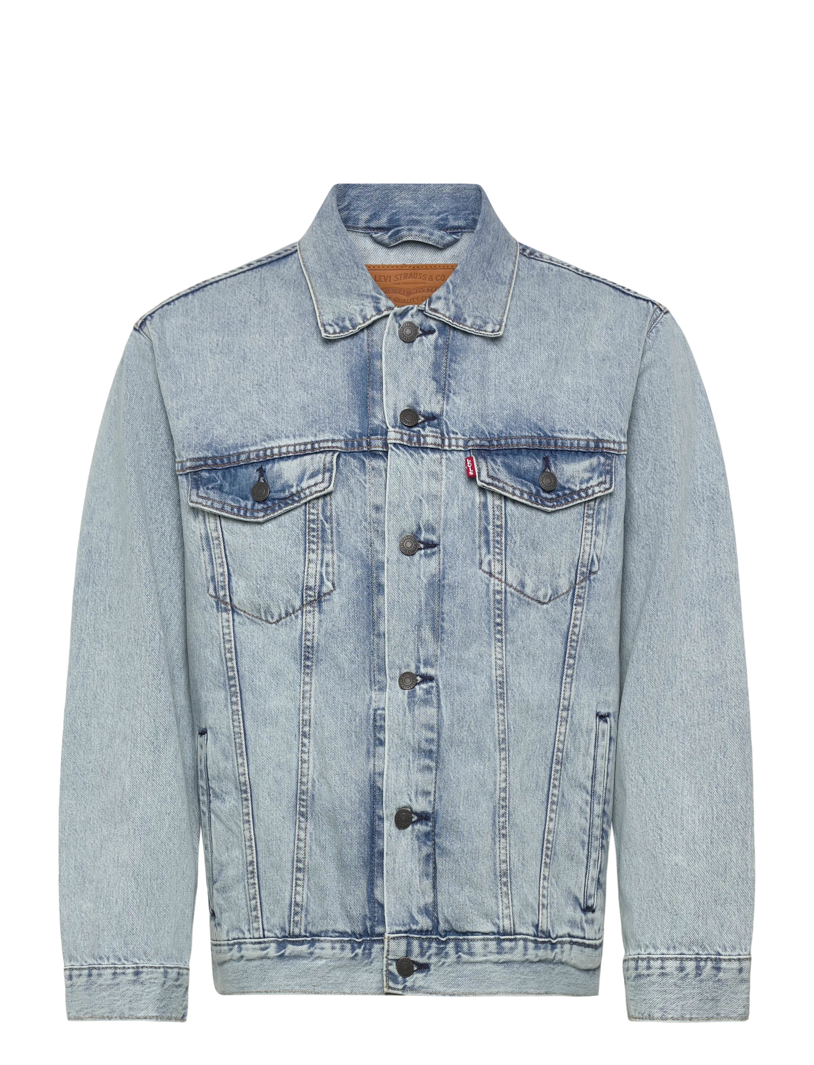 Levi's® RELAXED FIT TRUCKER BRIGHTSIDE - Levi's® - LIGHT INDIGO - WORN IN / blue