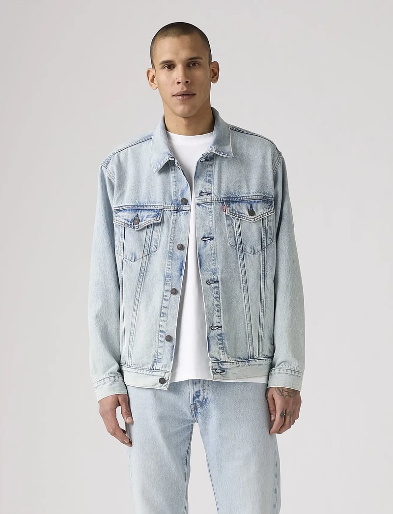 Levi's® - RELAXED FIT TRUCKER BRIGHTSIDE - ungefütterte denimjacken - light indigo - worn in - 5