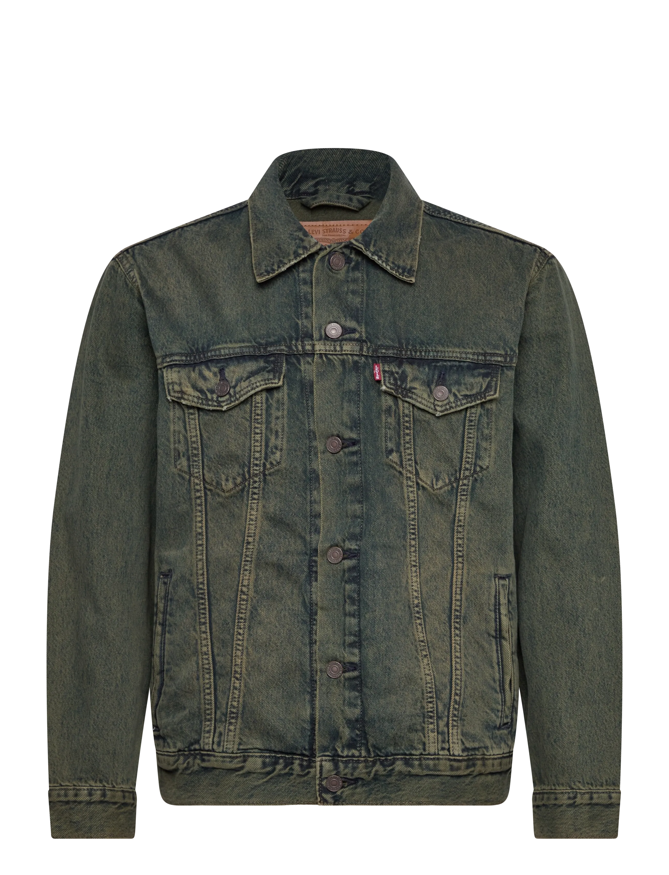 Levi's® RELAXED FIT TRUCKER UNTIL ITS - Denimjakker - GREENS / blue