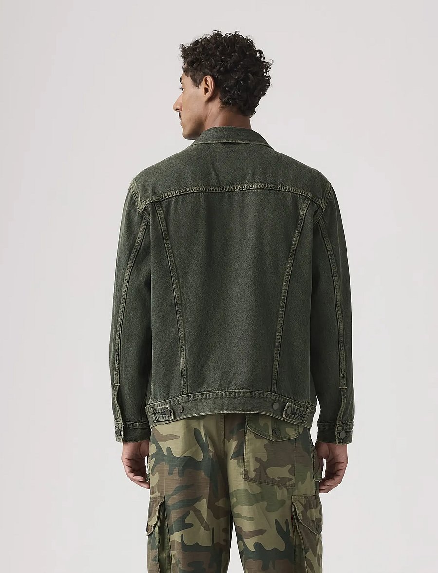 Levi's® - RELAXED FIT TRUCKER UNTIL ITS - ungefütterte denimjacken - greens - 3