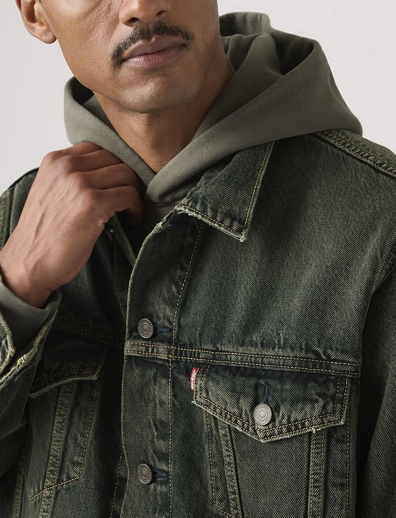 Levi's® - RELAXED FIT TRUCKER UNTIL ITS - ungefütterte denimjacken - greens - 4