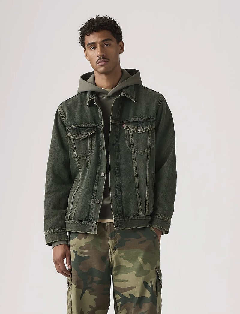 Levi's® - RELAXED FIT TRUCKER UNTIL ITS - ungefütterte denimjacken - greens - 5