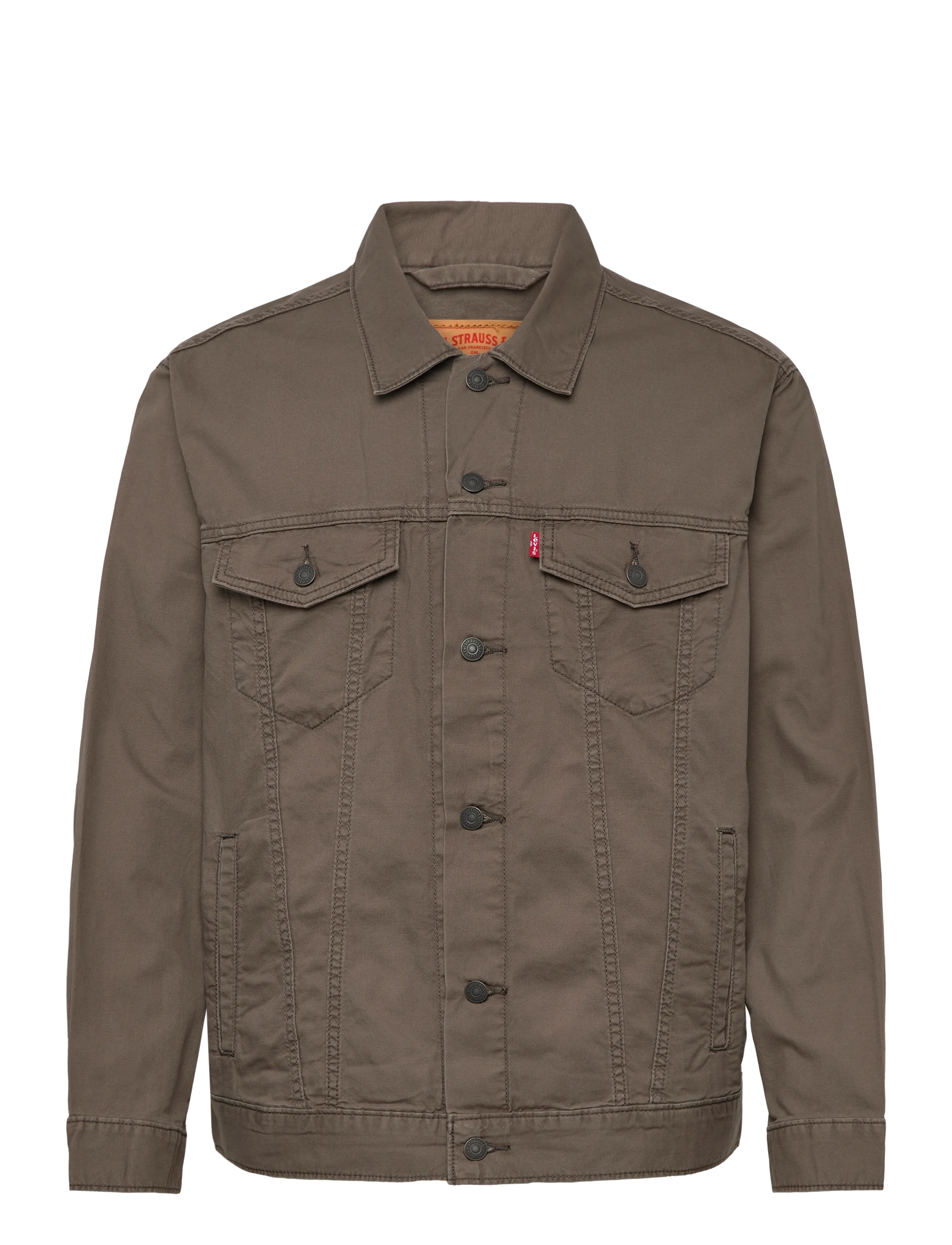 Levi's® RELAXED FIT TRUCKER BROWNS - Levi's® - RELAXED FIT TRUCKER MAITAKE BROWN / brown