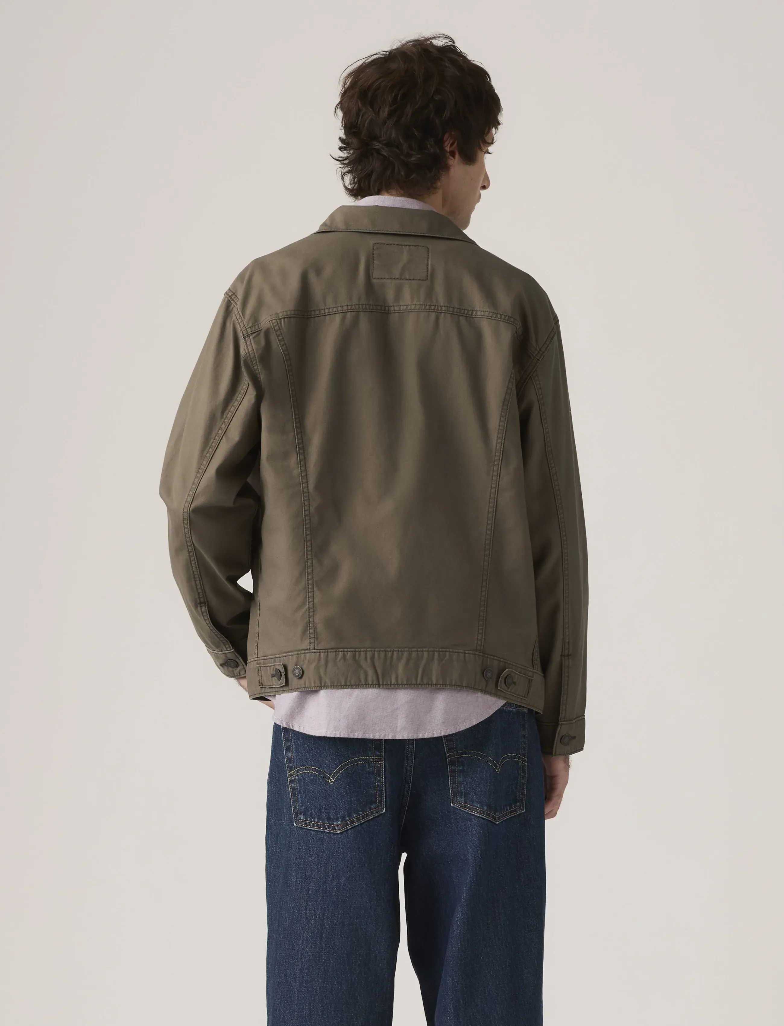 Levi's® - RELAXED FIT TRUCKER BROWNS - ungefütterte denimjacken - relaxed fit trucker maitake brown - 3