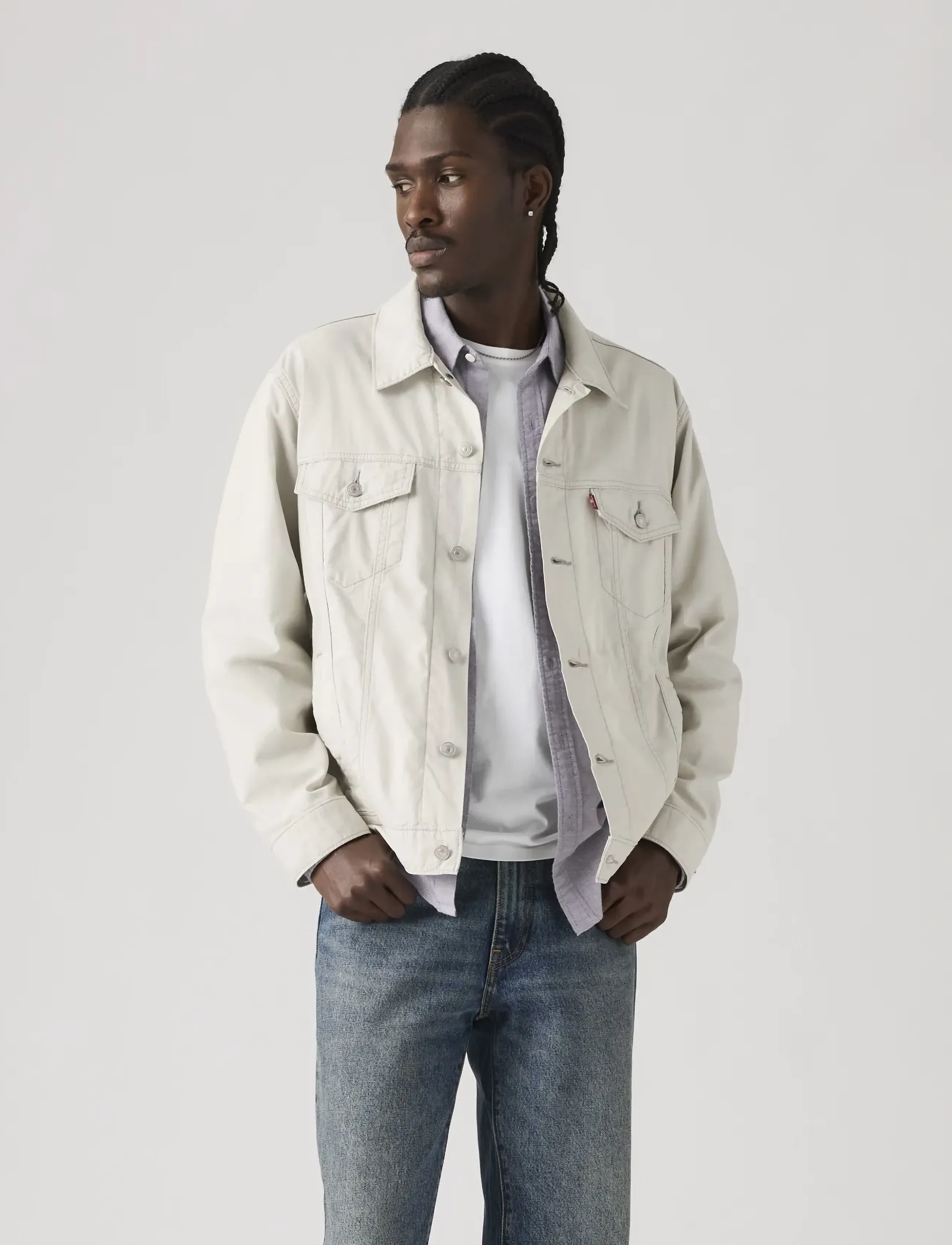 Levi's® - RELAXED FIT TRUCKER MOONSTRUCK - ofodrade jeansjackor - neutrals - 5