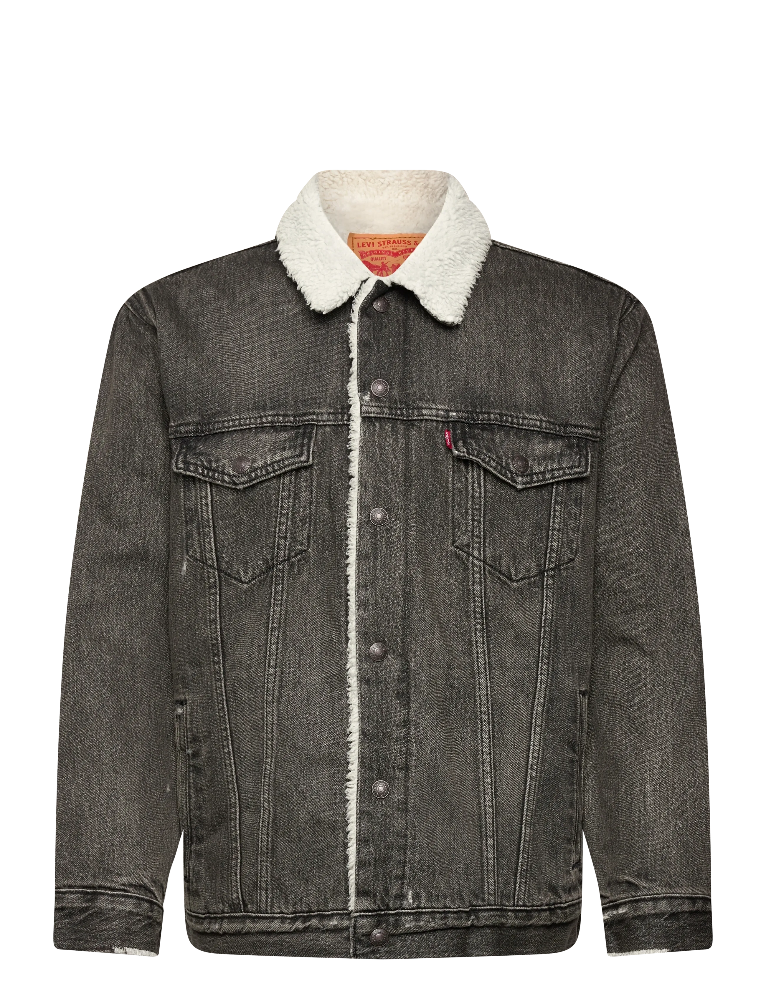 LEVI'S Relaxed Fit Sherpa Trkr Salt L Grau - XL - Herren