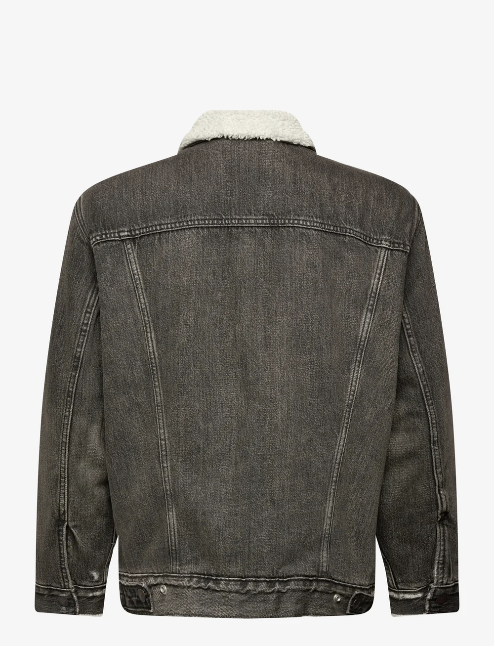 Levi's® - RELAXED FIT SHERPA TRKR SALT L - gefütterte denimjacken - blacks - 2