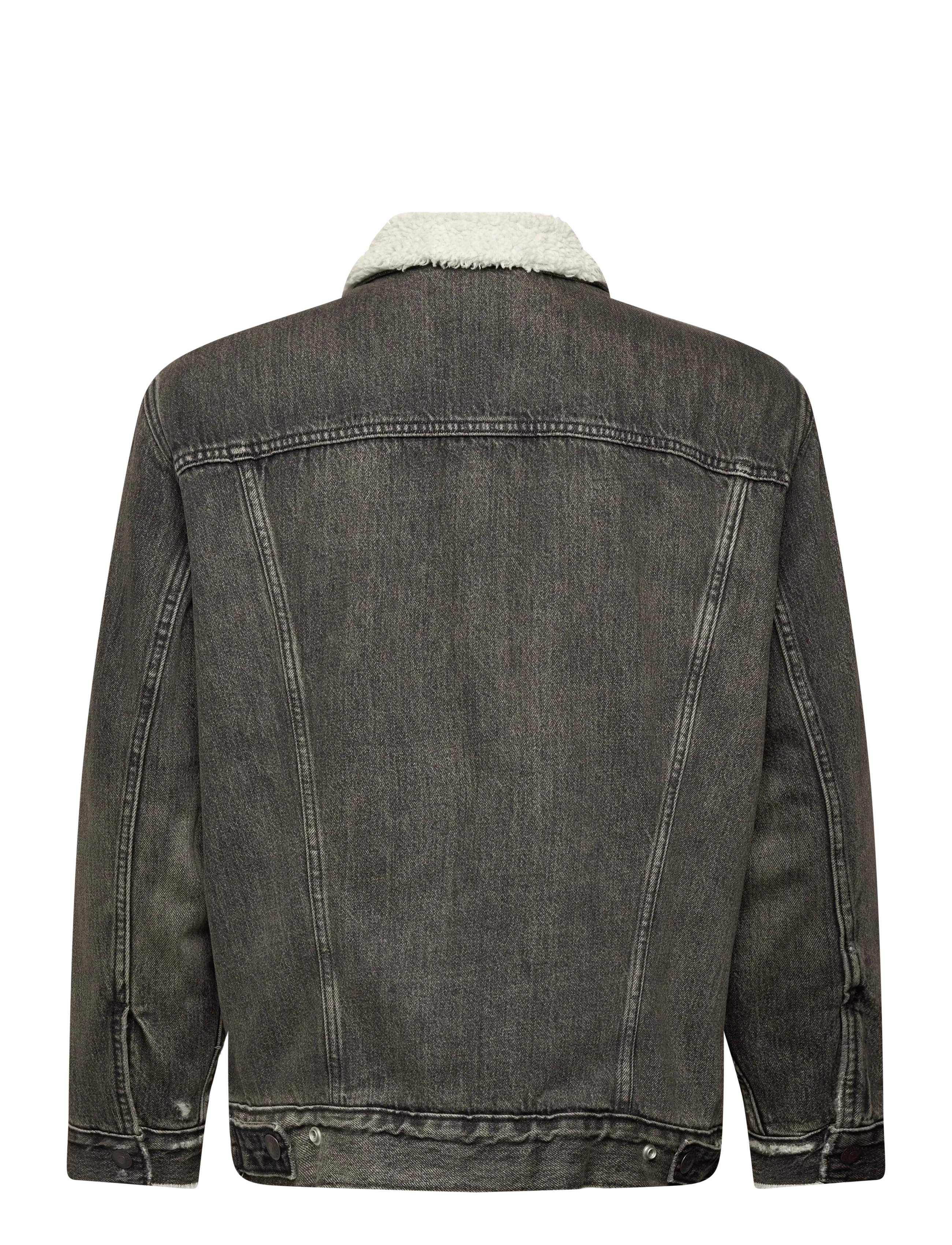 Levi's® - RELAXED FIT SHERPA TRKR SALT L - forede denimjakker - blacks - 2