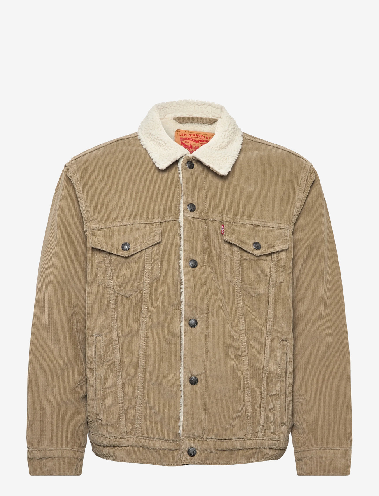 Levi's® - RELAXED FIT SHERPA TRKR TIMBER - voodriga teksajakid - neutrals - 1