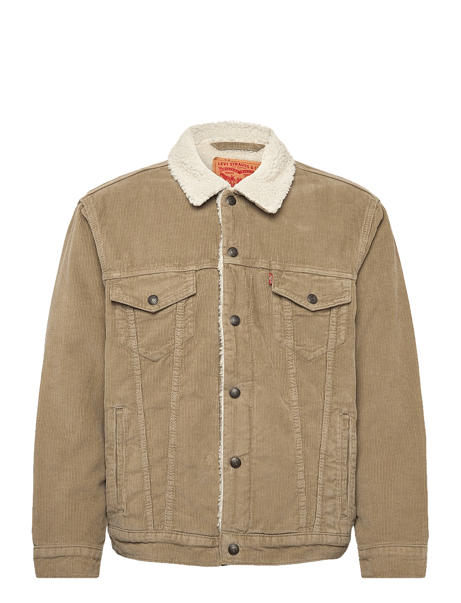 Levi's® - RELAXED FIT SHERPA TRKR TIMBER - gefütterte denimjacken - neutrals - 1