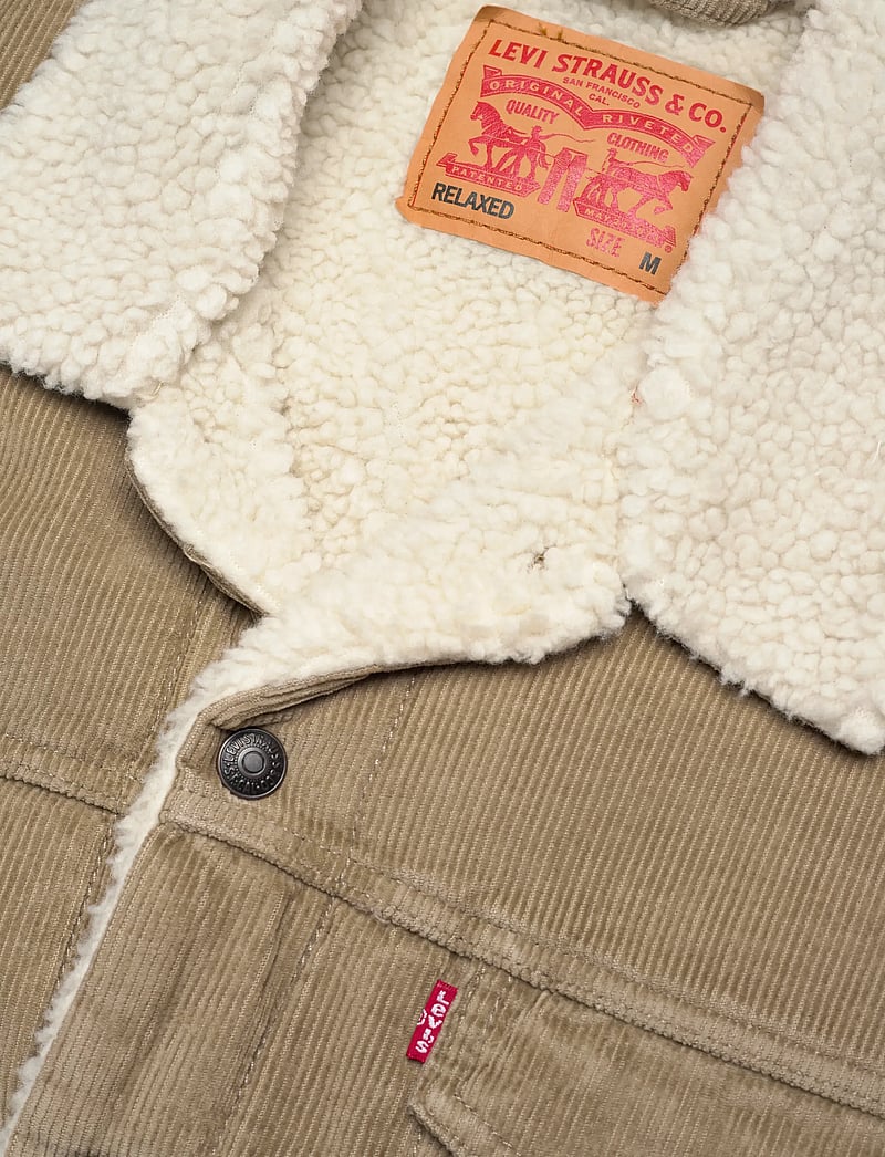 Levi's® - RELAXED FIT SHERPA TRKR TIMBER - voodriga teksajakid - neutrals - 4