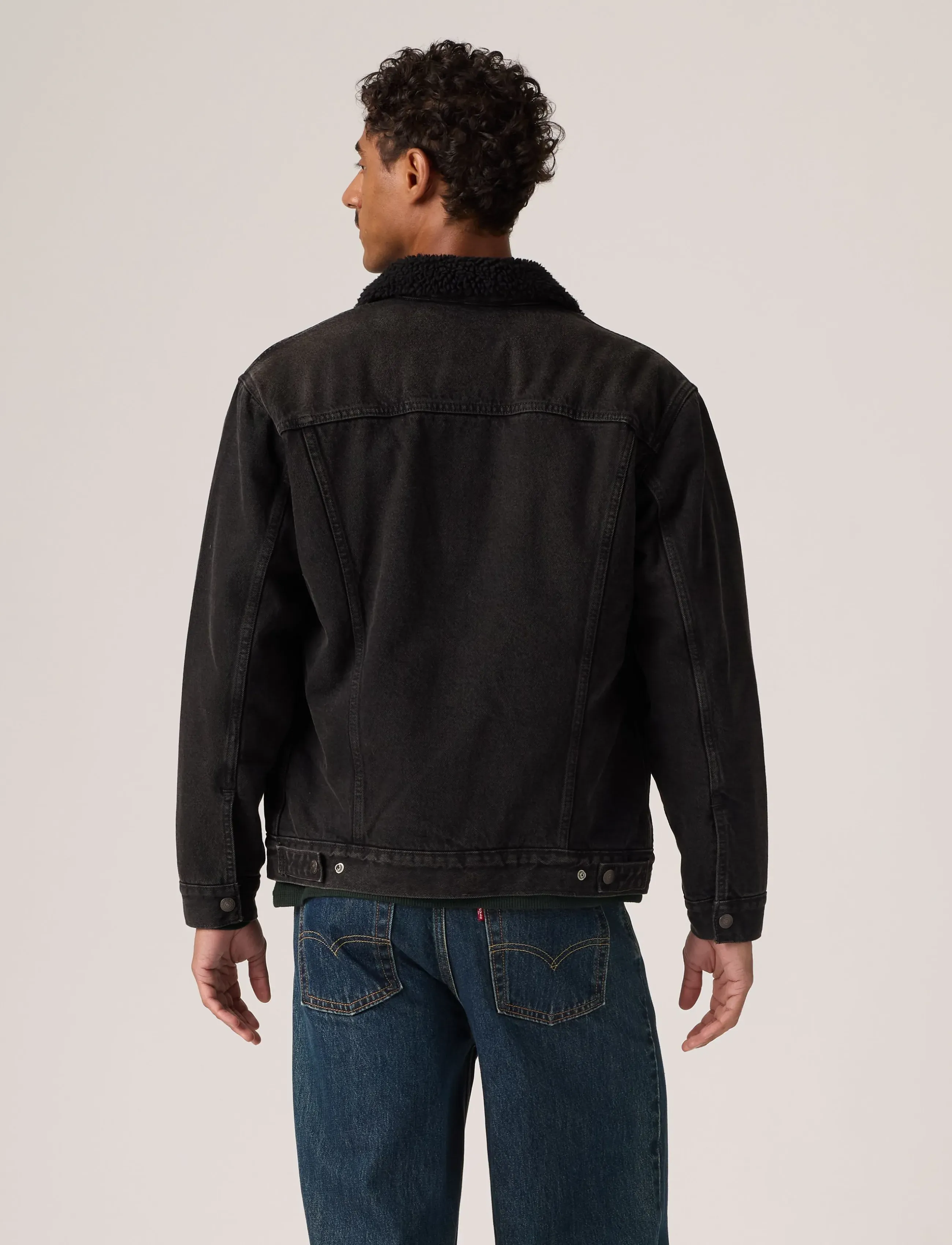 Levi's® - RELAXED FIT SHERPA TRKR AT MID - blacks - 4