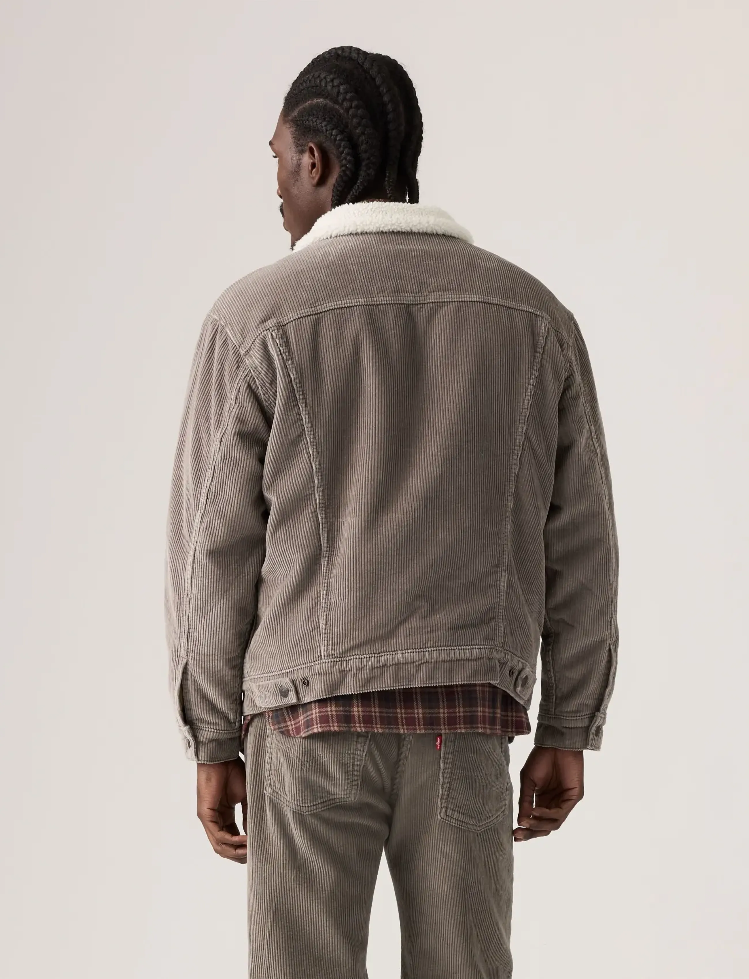 LEVIS ® Relaxed Fit Sherpa Trkr Smokey jackor herr – bild 3