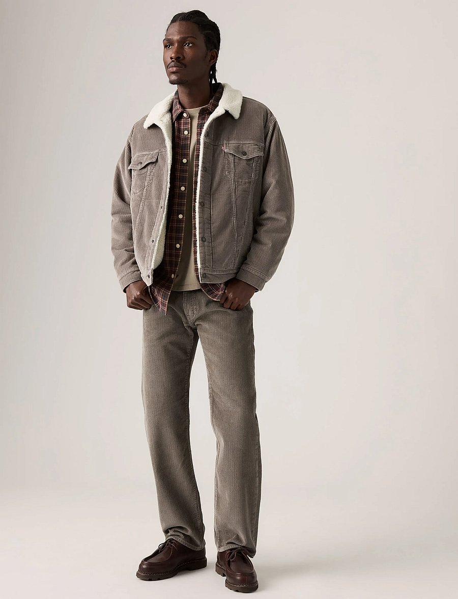 Levi's® - RELAXED FIT SHERPA TRKR SMOKEY - forede denimjakker - neutrals - 5