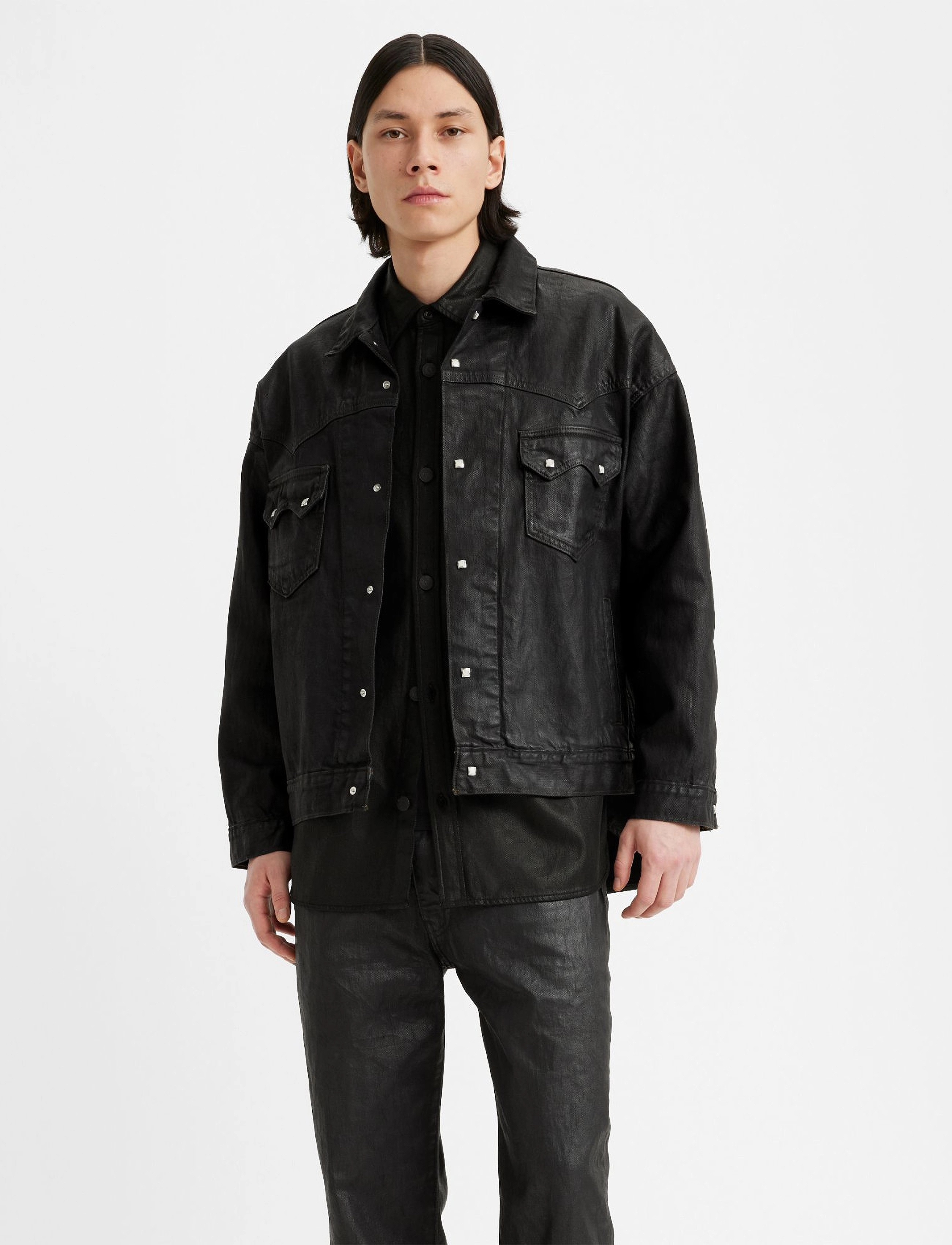 LEVI´S Men - WESTERN TRUCKER CANDLE WAX TRU - blacks - 3
