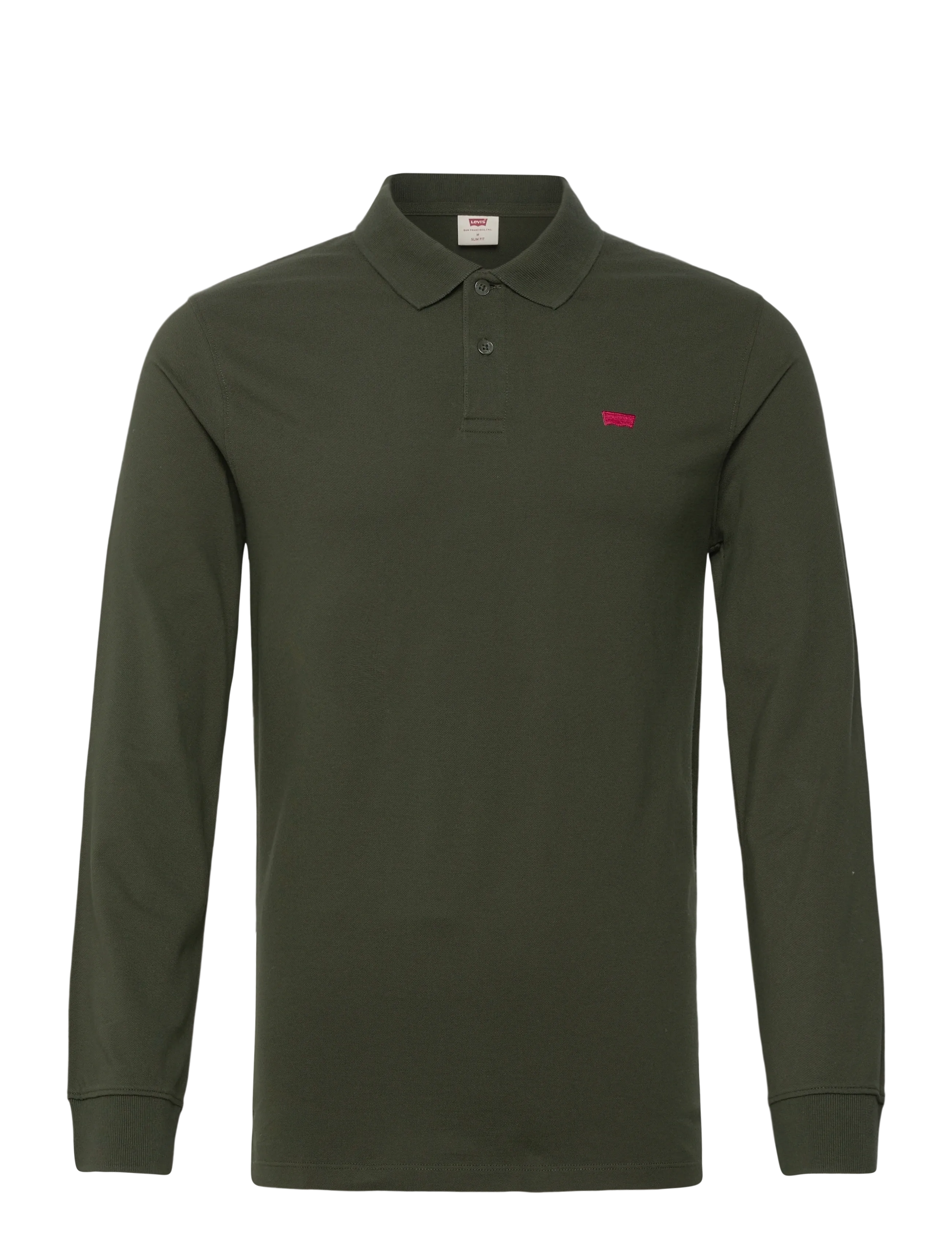Levi's® LS SLIM HOUSEMARK POLO DUFFEL - Poloer - GREENS / green