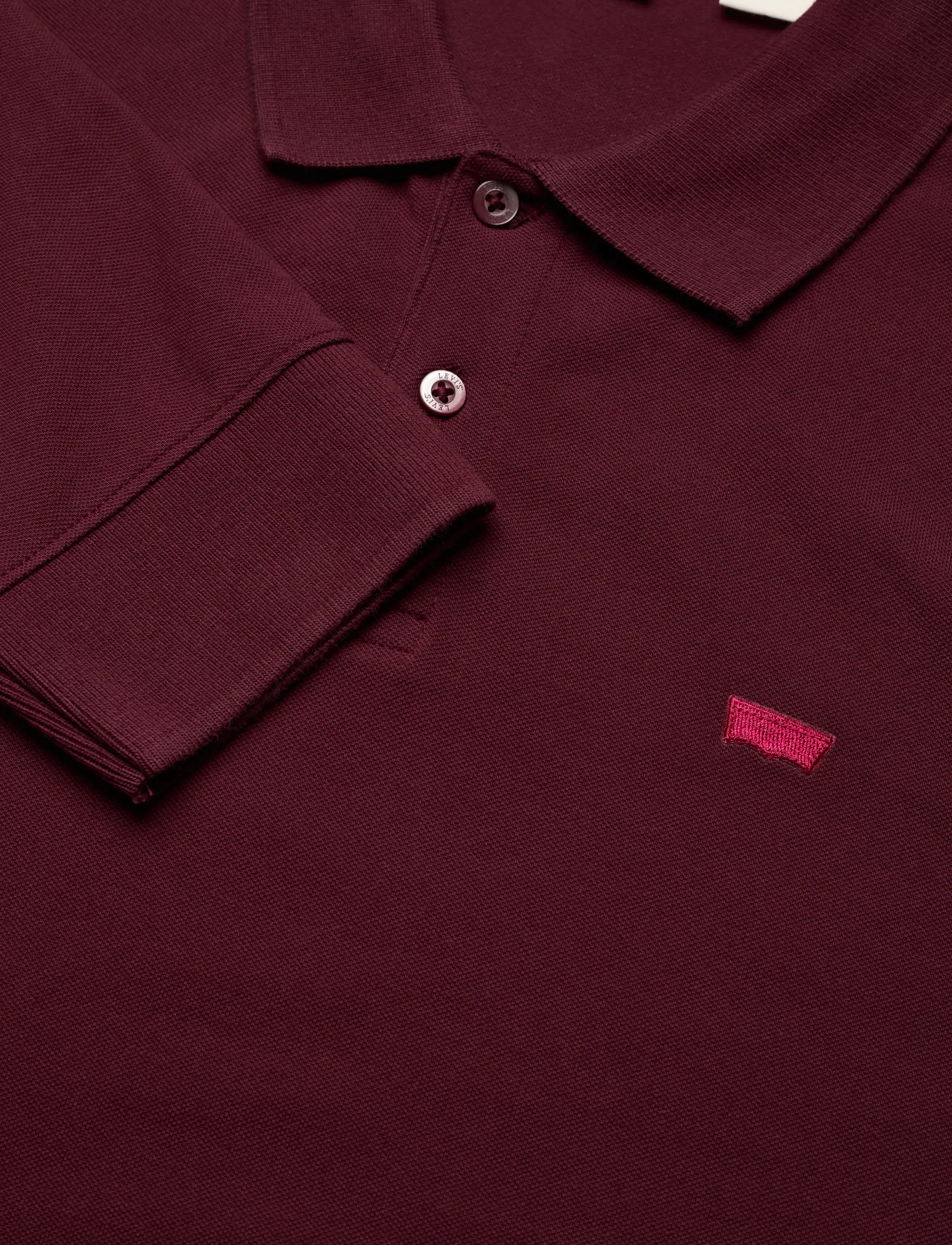 Levi's® - LS SLIM HOUSEMARK POLO TAWNY P - långärmade pikéer - purples - 2