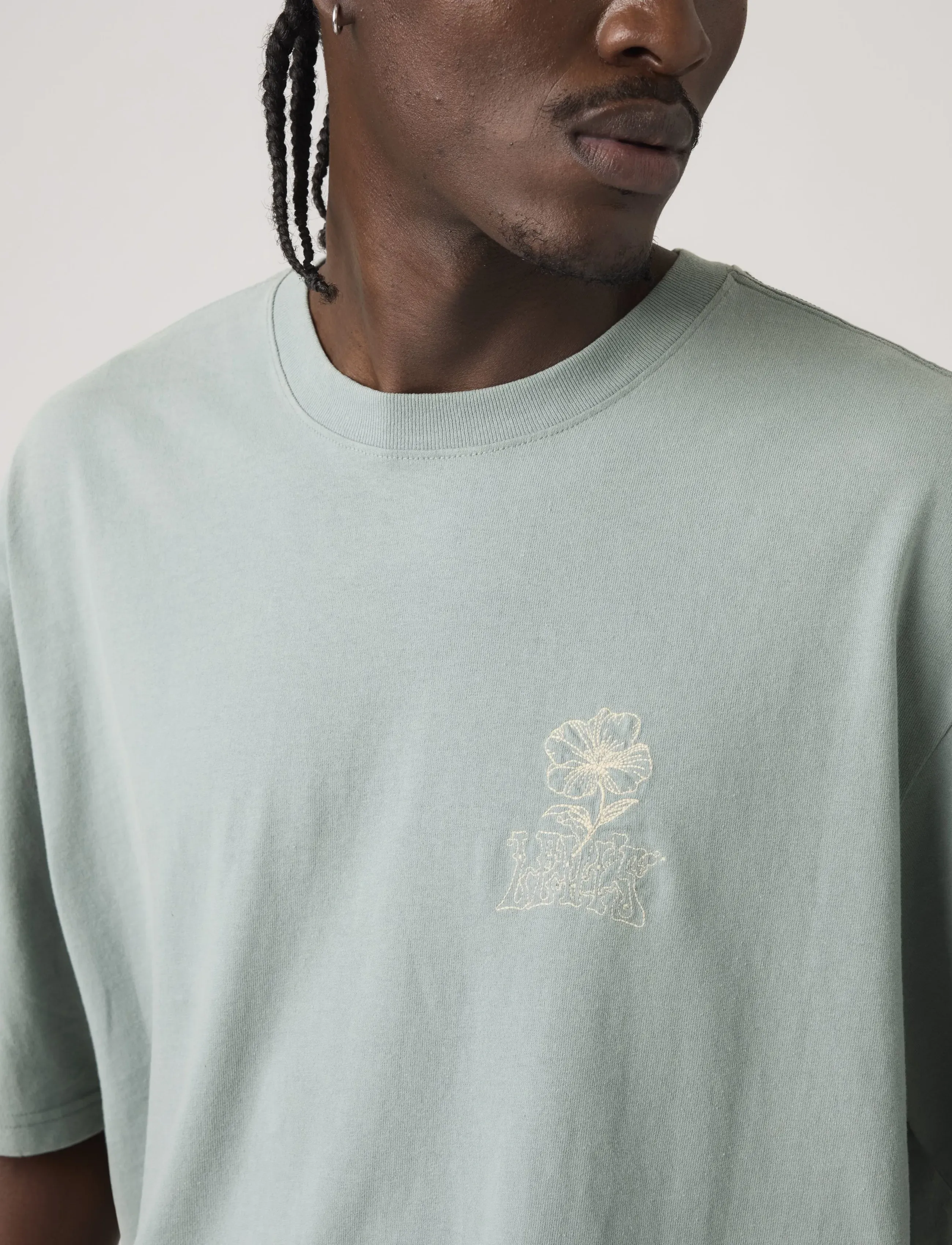 Levi's® - HALF SLEEVE TEE LEVIS TONAL SC - greens - 4