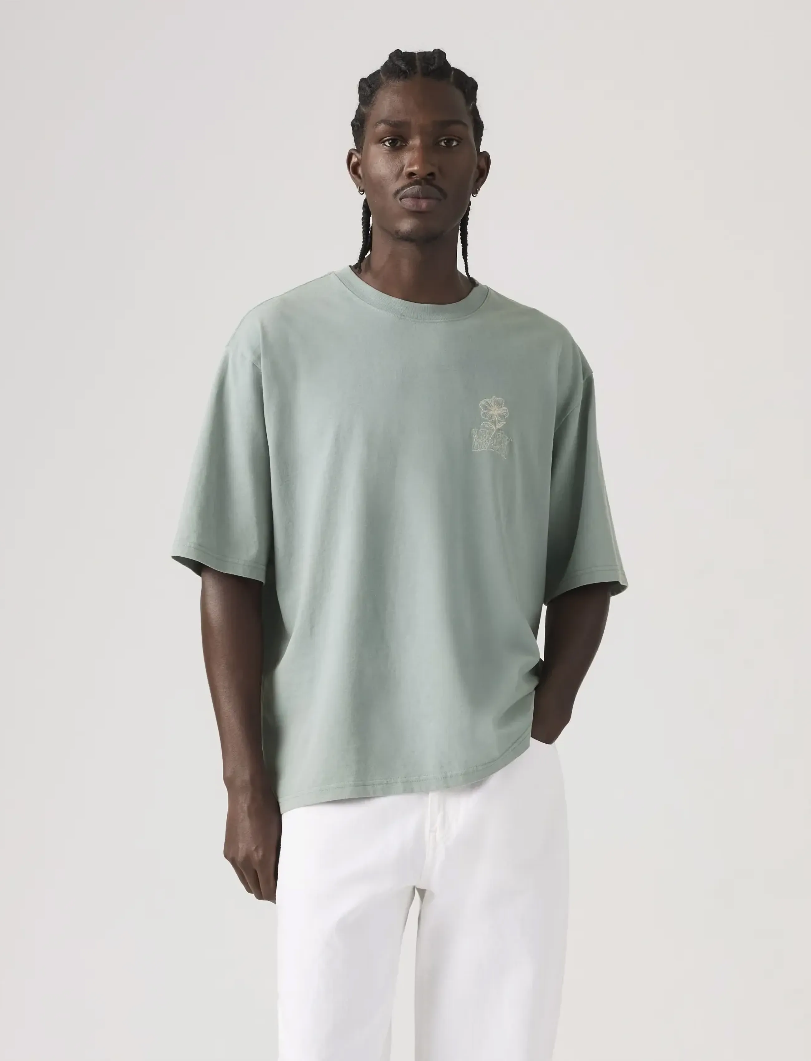 Levi's® - HALF SLEEVE TEE LEVIS TONAL SC - greens - 5