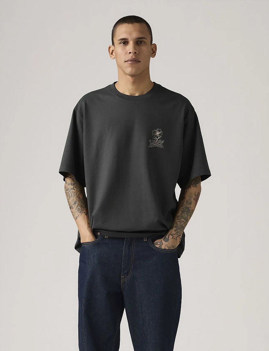 Levi's® - HALF SLEEVE TEE LEVIS TONAL SC - kortermede t-skjorter - blacks - 5