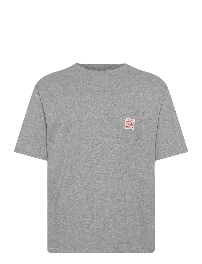 Levi's® - SS WORKWEAR TEE MID TONE GREY - krótki rękaw - greys - 1