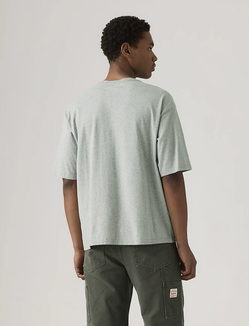 Levi's® - SS WORKWEAR TEE MID TONE GREY - krótki rękaw - greys - 3
