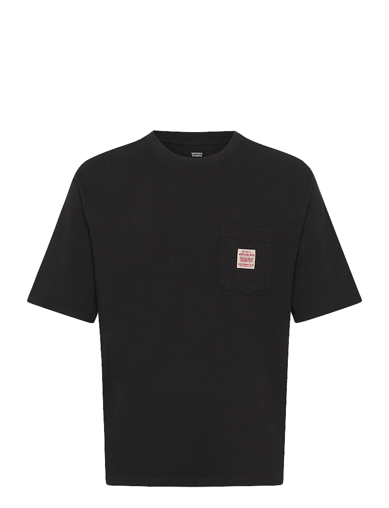 Levi's® - SS WORKWEAR TEE METEORITE - kurzärmelig - blacks - 1