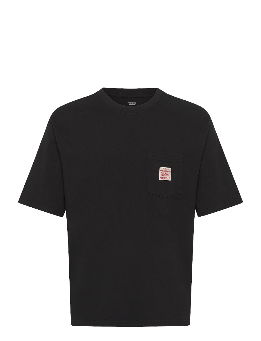 Levi's® - SS WORKWEAR TEE METEORITE - kurzärmelig - blacks - 1