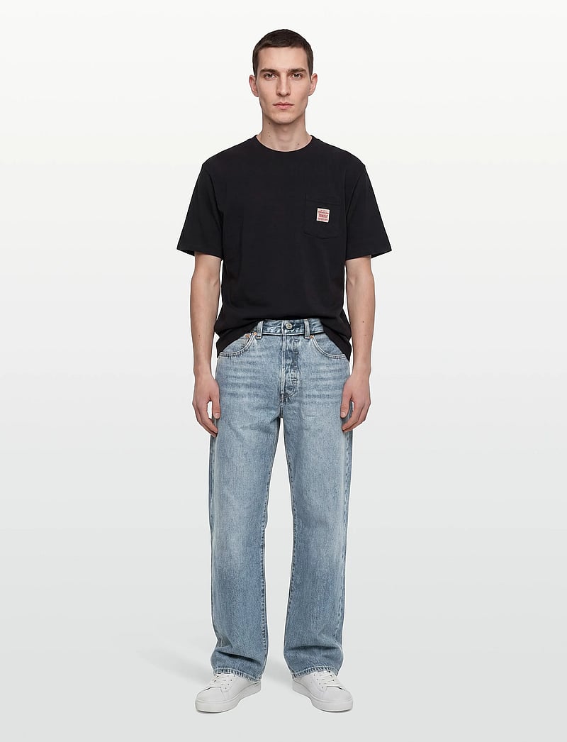 Levi's® - SS WORKWEAR TEE METEORITE - kurzärmelig - blacks - 0