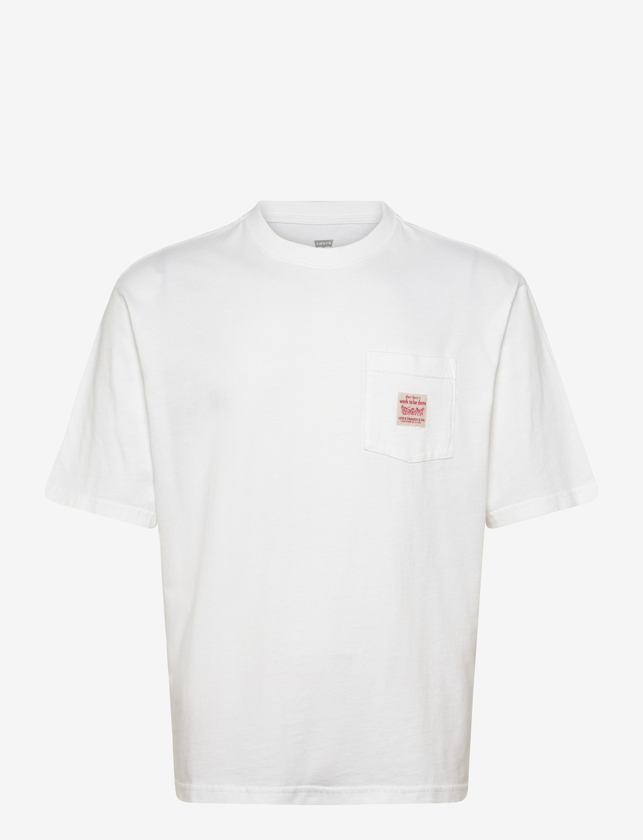 Levi's® - SS WORKWEAR TEE BRIGHT WHITE - short-sleeved t-shirts - whites - 0