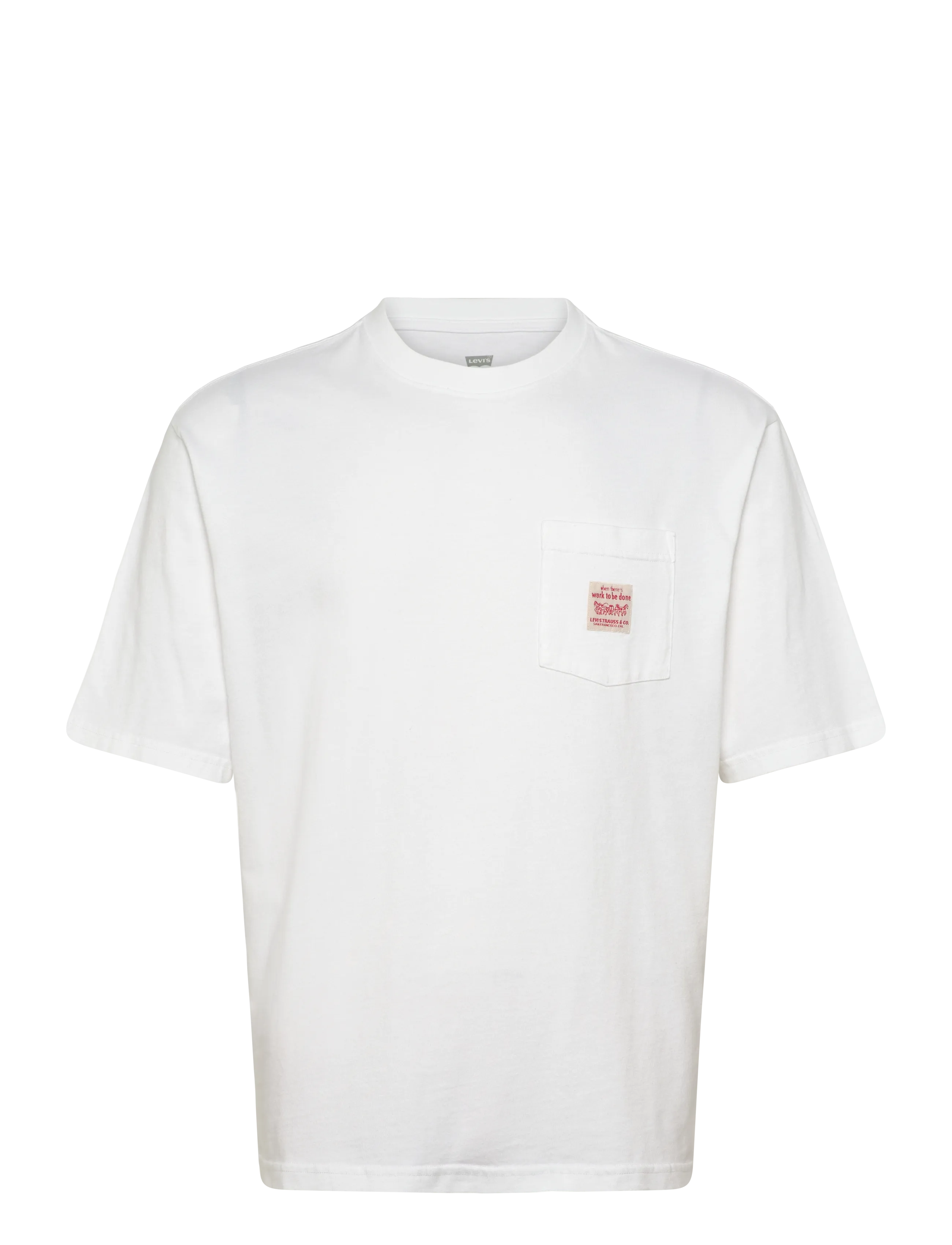 Levi's® SS WORKWEAR TEE BRIGHT WHITE - T-shirts - WHITES / white