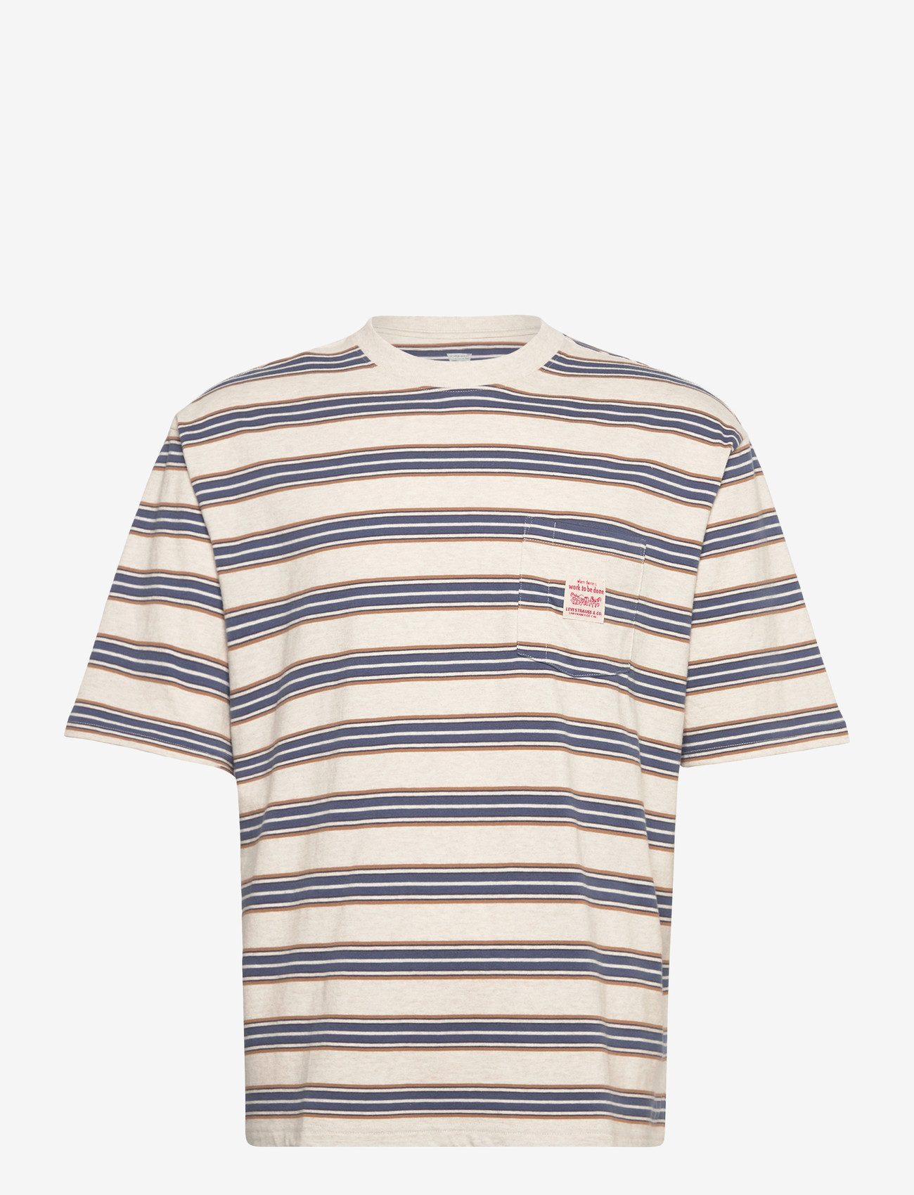 Levi's® - SS WORKWEAR TEE CASPIAN STRIPE - kurzärmelig - multi-color - 0