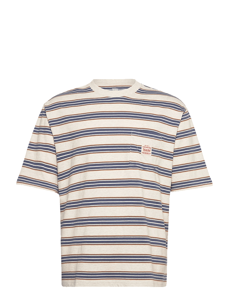 Levi's® - SS WORKWEAR TEE CASPIAN STRIPE - kurzärmelig - multi-color - 0