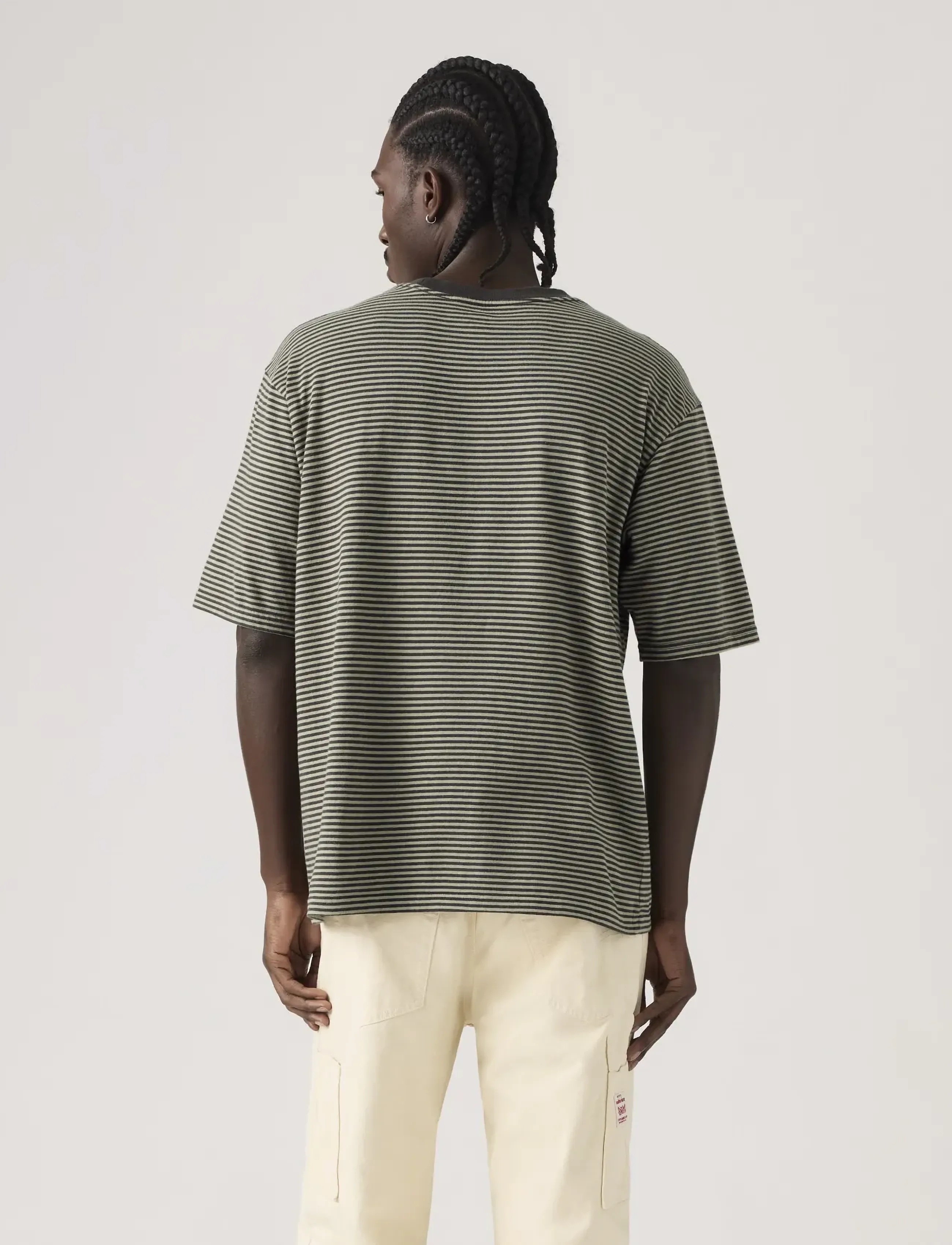 Levi's® - SS WORKWEAR TEE EUAN STRIPE DR - die niedrigsten preise - multi-color - 3