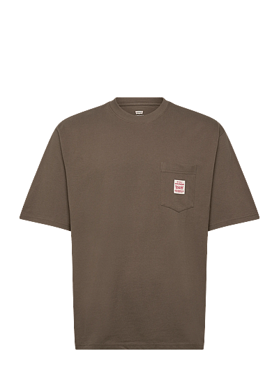 Levi's® SS WORKWEAR TEE STONE FUDGE - Levi's® - BROWNS / brown
