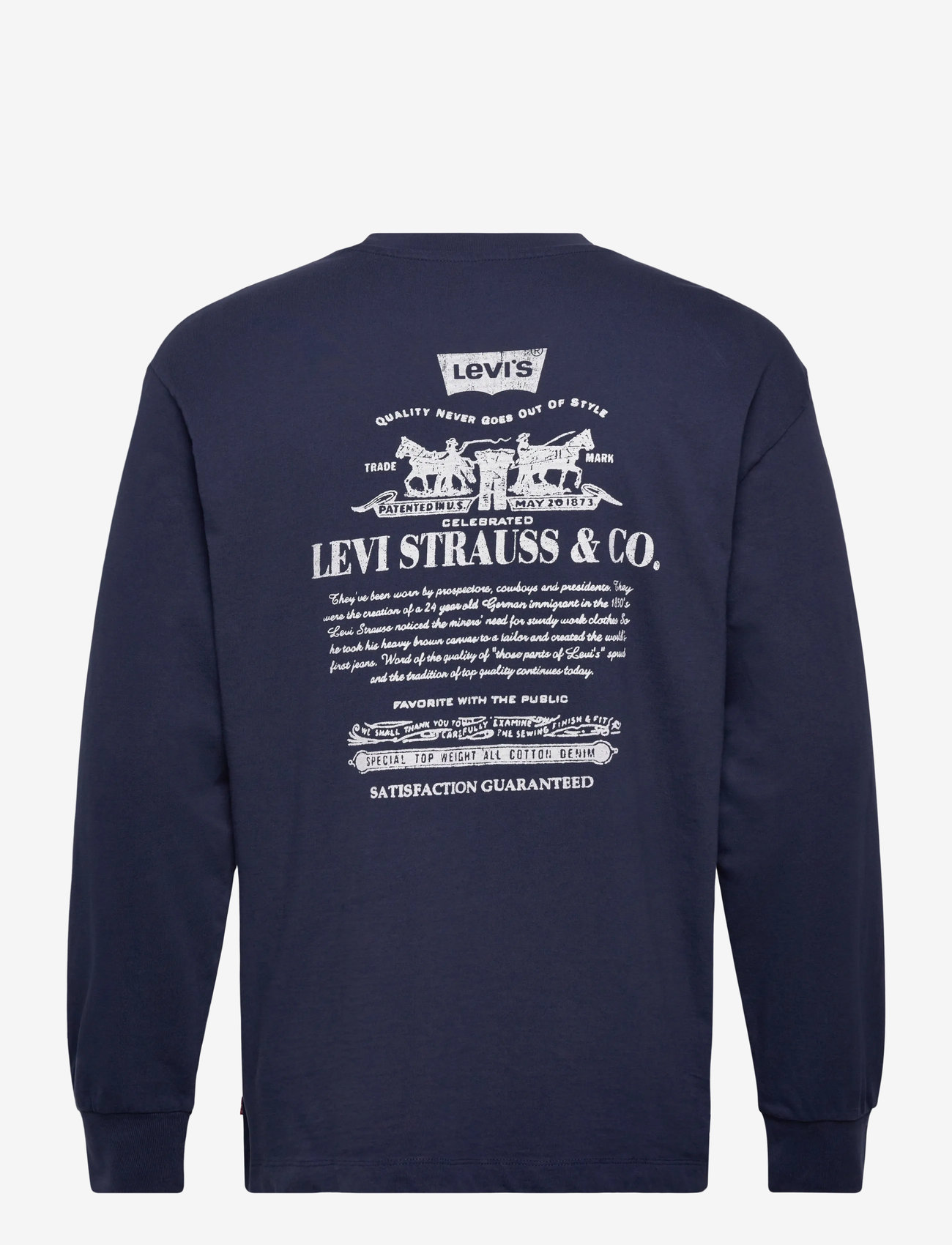 Levi's® - LS GRAPHIC AUTHENTIC TEE BADGE - herbstliche kleidung - blues - 1