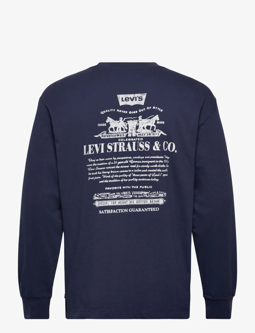 Levi's® - LS GRAPHIC AUTHENTIC TEE BADGE - pikkade varrukatega t-särgid - blues - 2