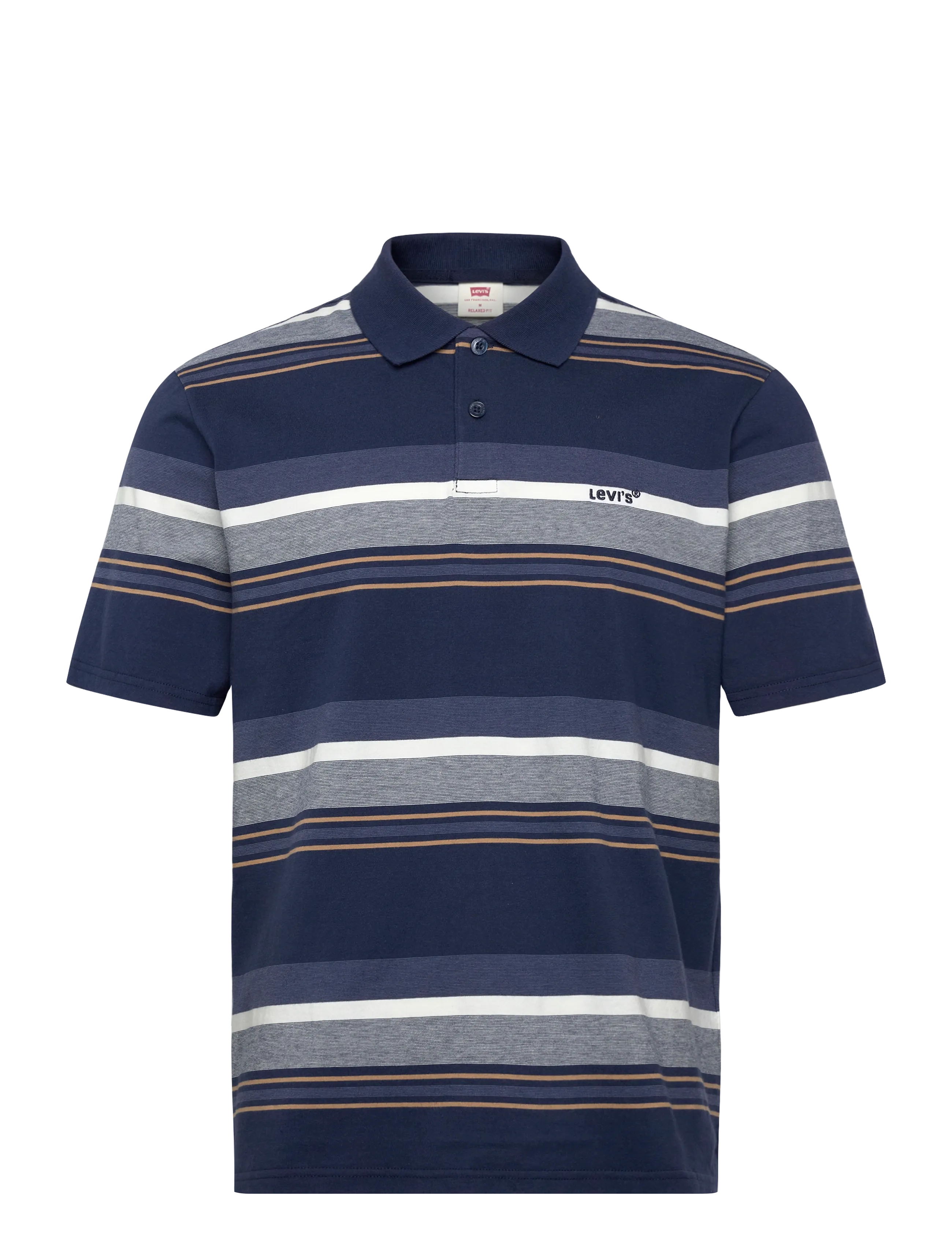 LEVI'S Authentic Polo Kurtley Stripe Patterned - M - Herren