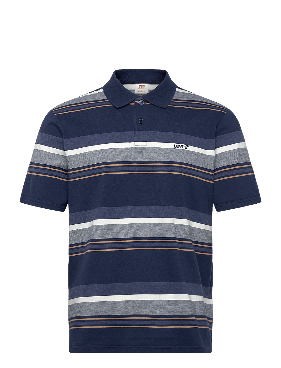 Levi's® - AUTHENTIC POLO KURTLEY STRIPE - lühikeste varrukatega polod - blues - 1