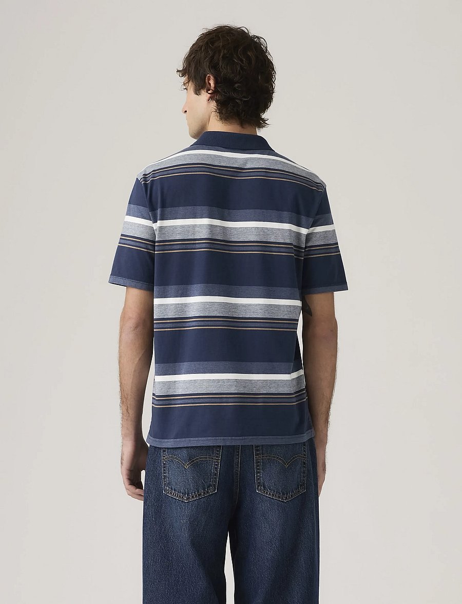 Levi's® - AUTHENTIC POLO KURTLEY STRIPE - lühikeste varrukatega polod - blues - 3