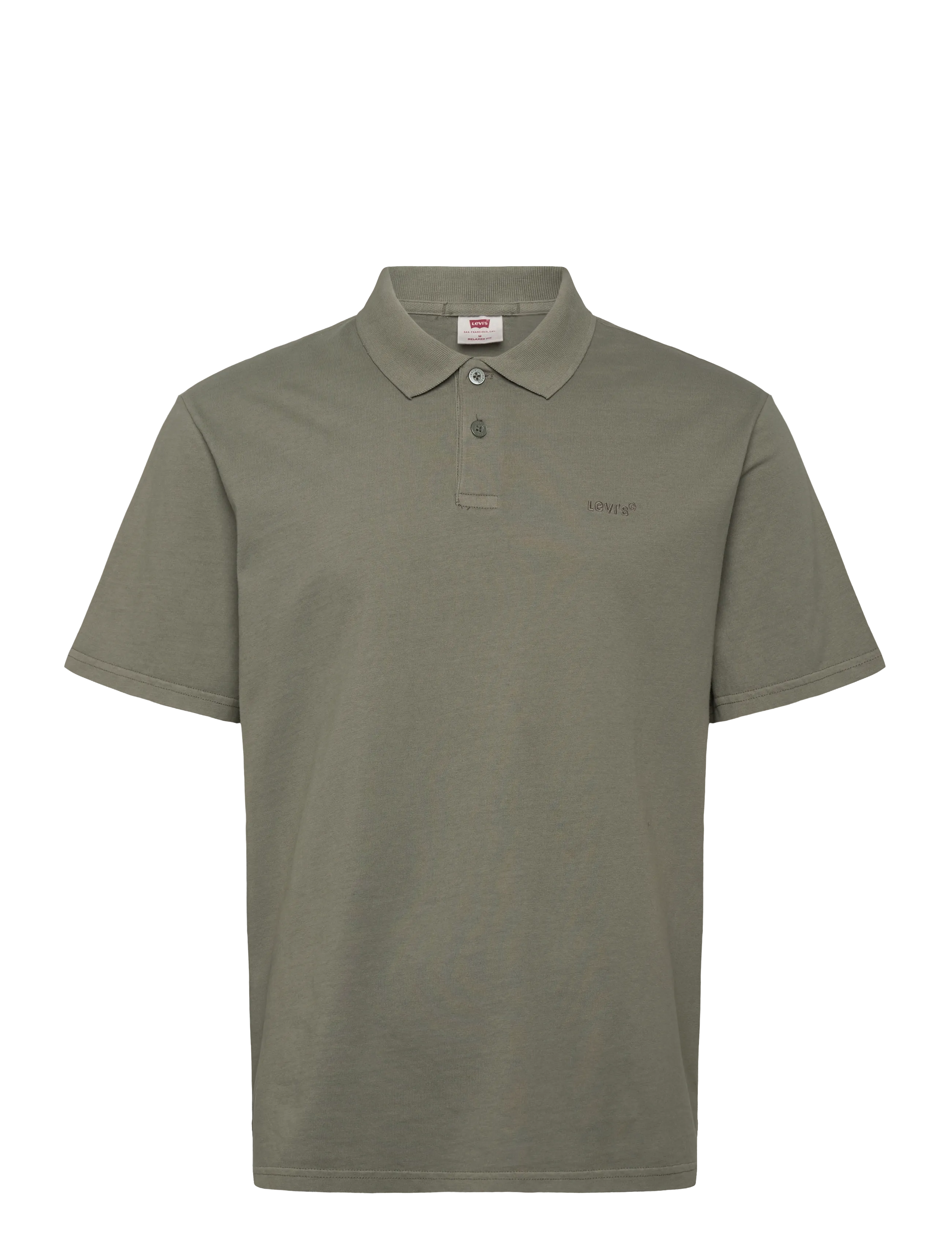 Levi's® AUTHENTIC POLO GARMENT DYE MUL - Kleidung - GREENS / khaki/green