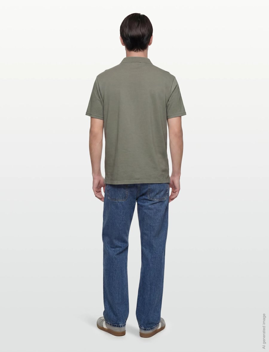 Levi's® - AUTHENTIC POLO GARMENT DYE MUL - kortærmede poloer - greens - 4
